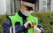 Новомосковские школьники подарили инспекторам ГИБДД броши из георгиевских лент