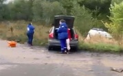 В Узловском районе «подбитая» легковушкой скорая улетела в кювет