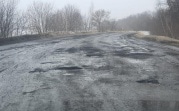 Жители Узловой жалуются на ухабы на дорогах