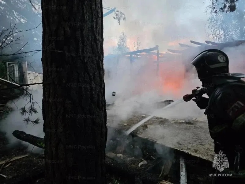 21-летний парень получил ожоги при пожаре в Туле