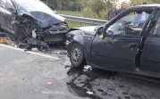 В Узловой на мосту столкнулись Ford Focus и Daewoo Nexia