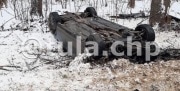 В Щекинском районе Volkswagen улетел в кювет: водителя снова ищут