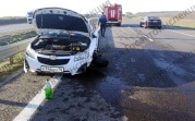 Четыре человека пострадали в улетевшем в кювет Chevrolet на трассе М-4 «Дон»