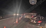 В Веневском районе грузовик опрокинулся после столкновения с легковушкой