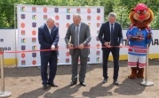 В Новомосковске открылась еще одна хоккейная площадка благодаря компании «Полипласт Новомосковск»