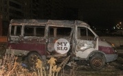 В Туле ночью сгорела ГАЗель с человеком внутри