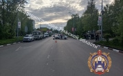 В Новомосковске Volkswagen при развороте снес мужчину на мопеде