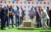 В Новомосковске заложили камень третьей ледовой арены