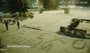 В Узловой на снегу появилась надпись «Терехов лучший»