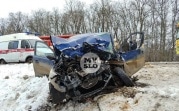 В страшной аварии на трассе Тула-Новомосковск пострадали два человека: репортаж