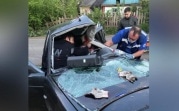 В Донском «Лада Приора» на скорости влетела в столб