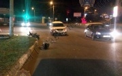 В Узловой госпитализировали скутериста, который врезался в легковушку