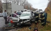 Восемь человек пострадали в утреннем ДТП в Тульской области