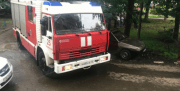 Человек пострадал на пожаре в Новомосковске