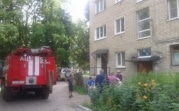 При пожаре в кимовской пятиэтажке пострадал человек