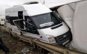 В Липецкой области фура со свиньями опрокинулась на маршрутку «Тамбов-Тула»