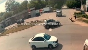 В Узловой мотоциклист влетел головой в землю после столкновения с легковушкой