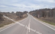 В Богородицком районе Volkswagen улетел в кювет: два человека пострадали