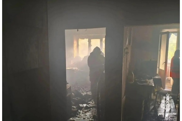 В Кимовске при пожаре погиб 74-летний мужчина