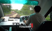 В Новомосковске на детской железной дороге малышам рассказали о ПДД