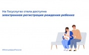 На Госуслугах теперь можно в электронном виде зарегистрировать рождение ребенка