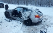 В Тульской области столкнулись Land Cruiser и BMW