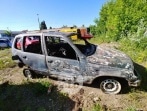 Труп в сгоревшем автомобиле под Алексином: это было самоубийство