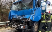 В Тульской области столкнулись SHACMAN и КамАЗ: есть пострадавший