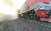 В Богородицке на ходу задымился локомотив