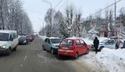Мать и 6-летний сын пострадали при столкновении Daewoo Matiz и Renault Logan в Новомосковске