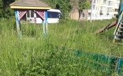 В Узловой на заросшей бурьяном детской площадке заблудился ребенок: прокуратура проведет проверку