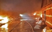 В Донском ночной пожар уничтожил 13 автомобилей