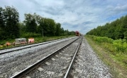 Ремонтные работы на месте крушения поезда в Узловском районе завершены