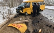 Под Щёкино школьная «Газель» попала в ДТП