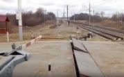 В Тульской области грузовик заглох на железнодорожных путях перед идущим поездом