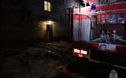 В Донском на пожаре в общежитии пострадал мужчина