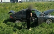 В Богородицком районе легковушка вылетела в кювет
