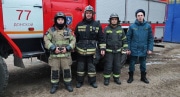 В Донском пожарные спасли пса из затопленного погреба