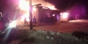 В Чернском районе при пожаре в доме пострадали люди