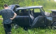 В Богородицком районе ВАЗ вылетел в кювет: пострадали два человека