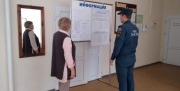 Избирательные участки в Тульской области проверили сотрудники МЧС