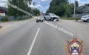 В Богородицке водитель Suzuki снес мужчину на мопеде