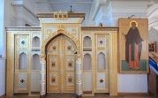 В храме на Куликовом поле установили иконостас с копией Царских врат XVI века