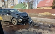 В Новомосковске в ДТП пострадала пассажирка такси