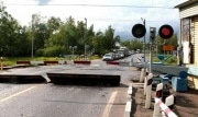 В Узловском районе закрыли железнодорожный переезд