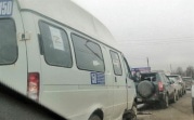 В Новомосковске водитель маршрутки собрал три авто