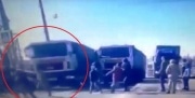 В Плавске грузовик едва не снес толпу людей и «собрал» 3 автомобиля