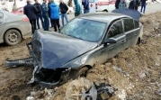 В лобовом ДТП у моста через Воронку пострадали четыре человека