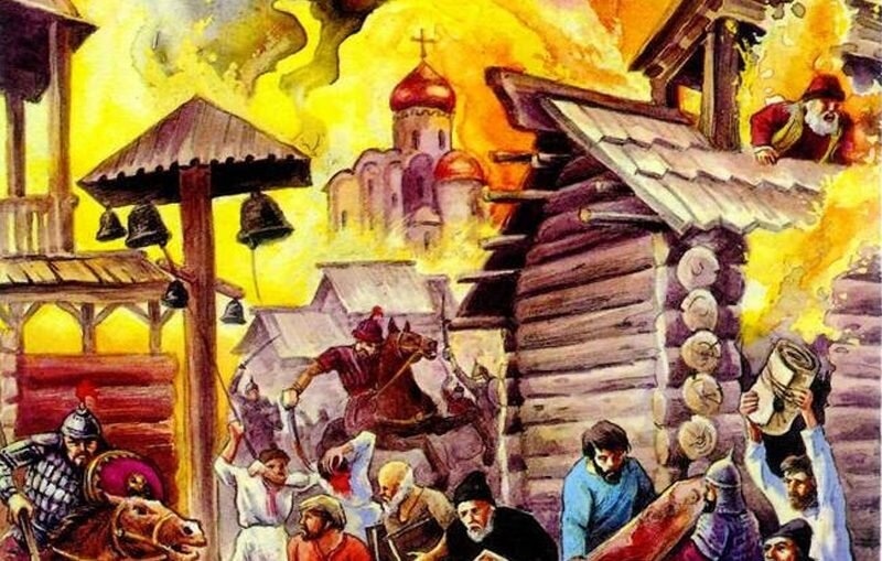 Этот день в истории: Татарский хан Тохтамыш захватил и сжег Москву
