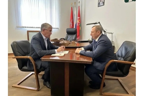 Губернатор Тульской области Дмитрий Миляев провел встречу с Владимиром Токаревым
